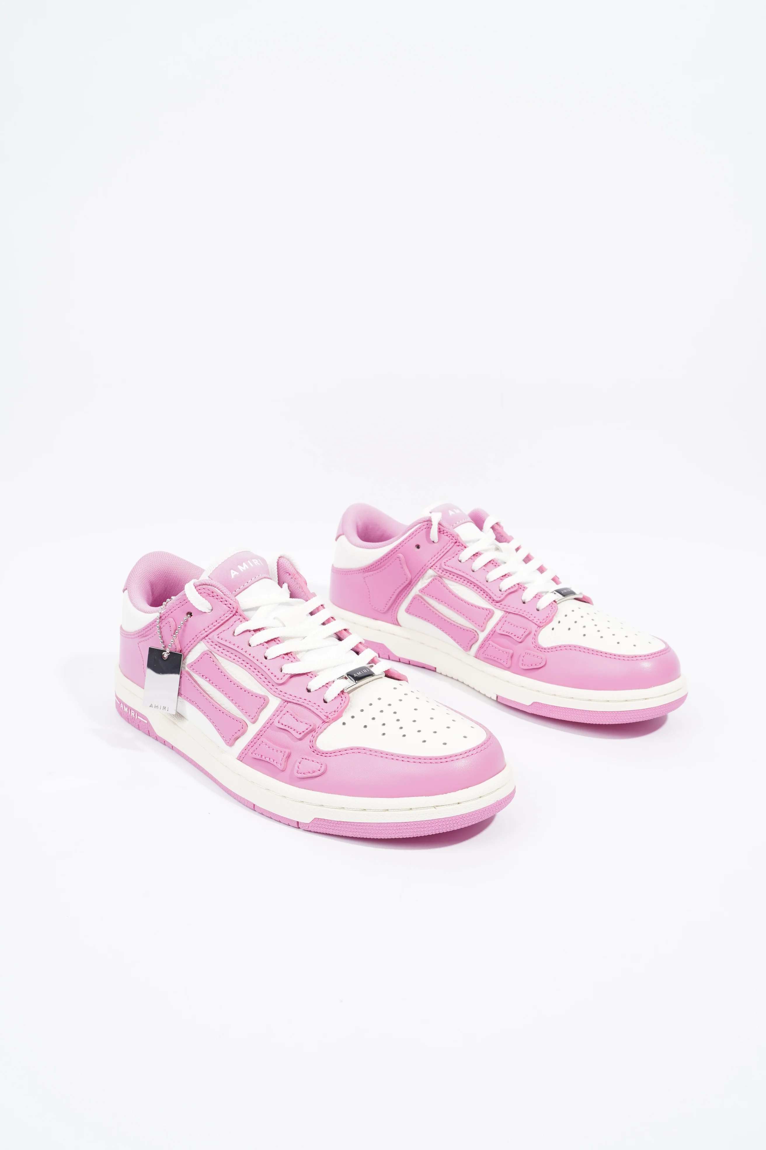 Amiri Skeleton Low Top White / Pink Leather EU 39 UK 6