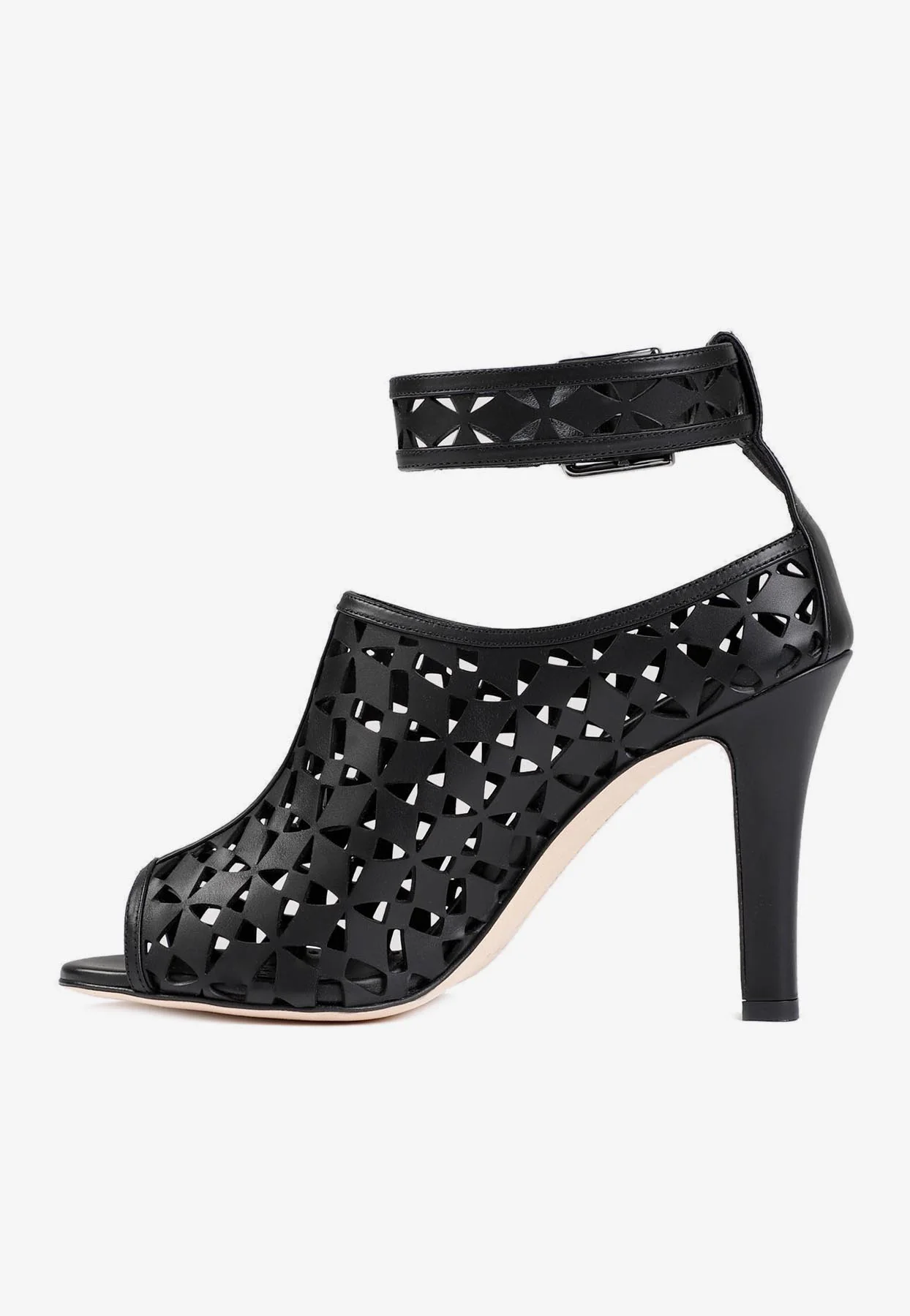 Manolo Blahnik Tingah 105 Cut-Out Sandals in Calf Leather