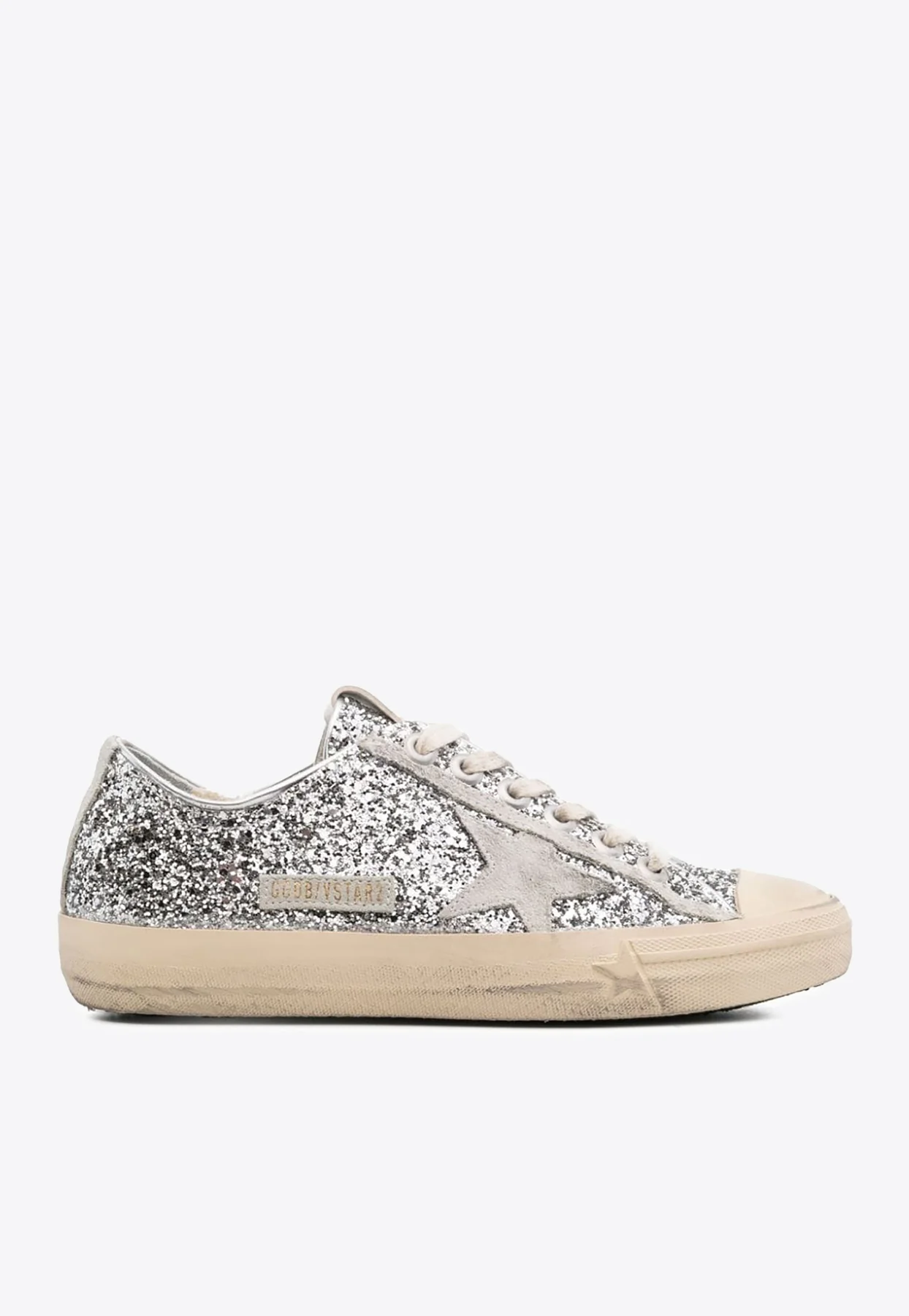 Golden Goose GGDB V-Star Glitter Low-Top Sneakers Women Men