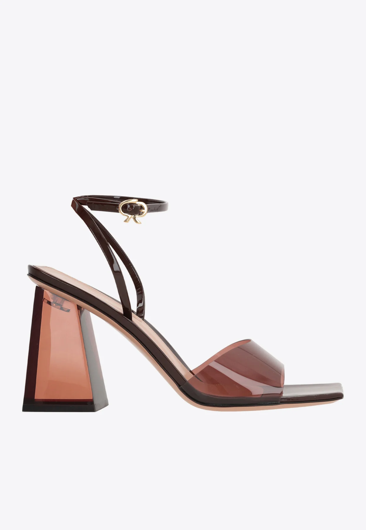 Gianvito Rossi Cosmic 85 Metallic-Leather Sandals