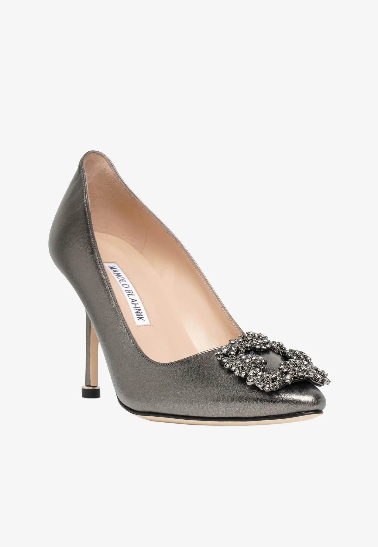 Manolo Blahnik Hangisi 90 Satin Pumps