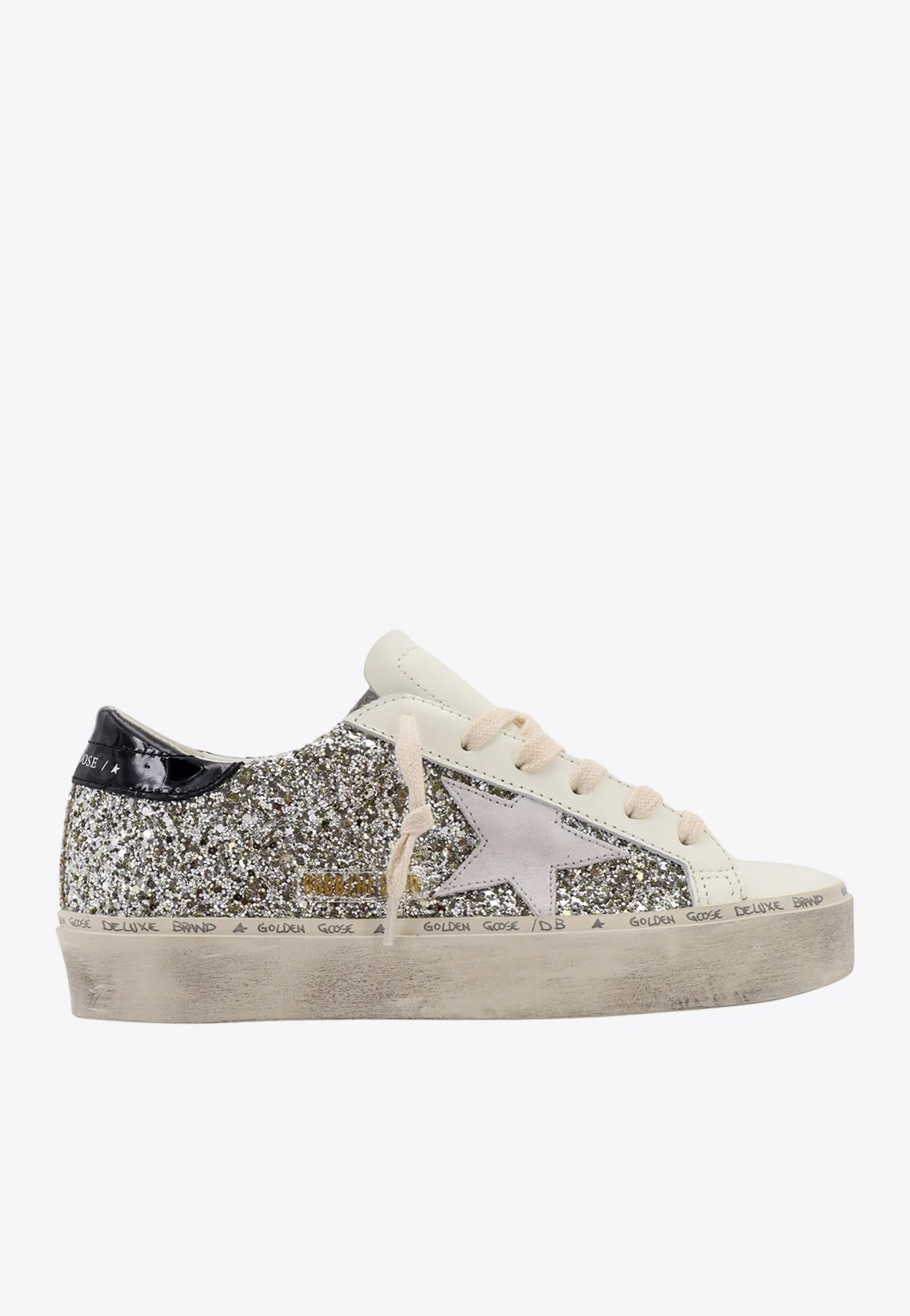 Golden Goose GGDB Hi Star All-Over Glitter Leather Sneakers Women Men