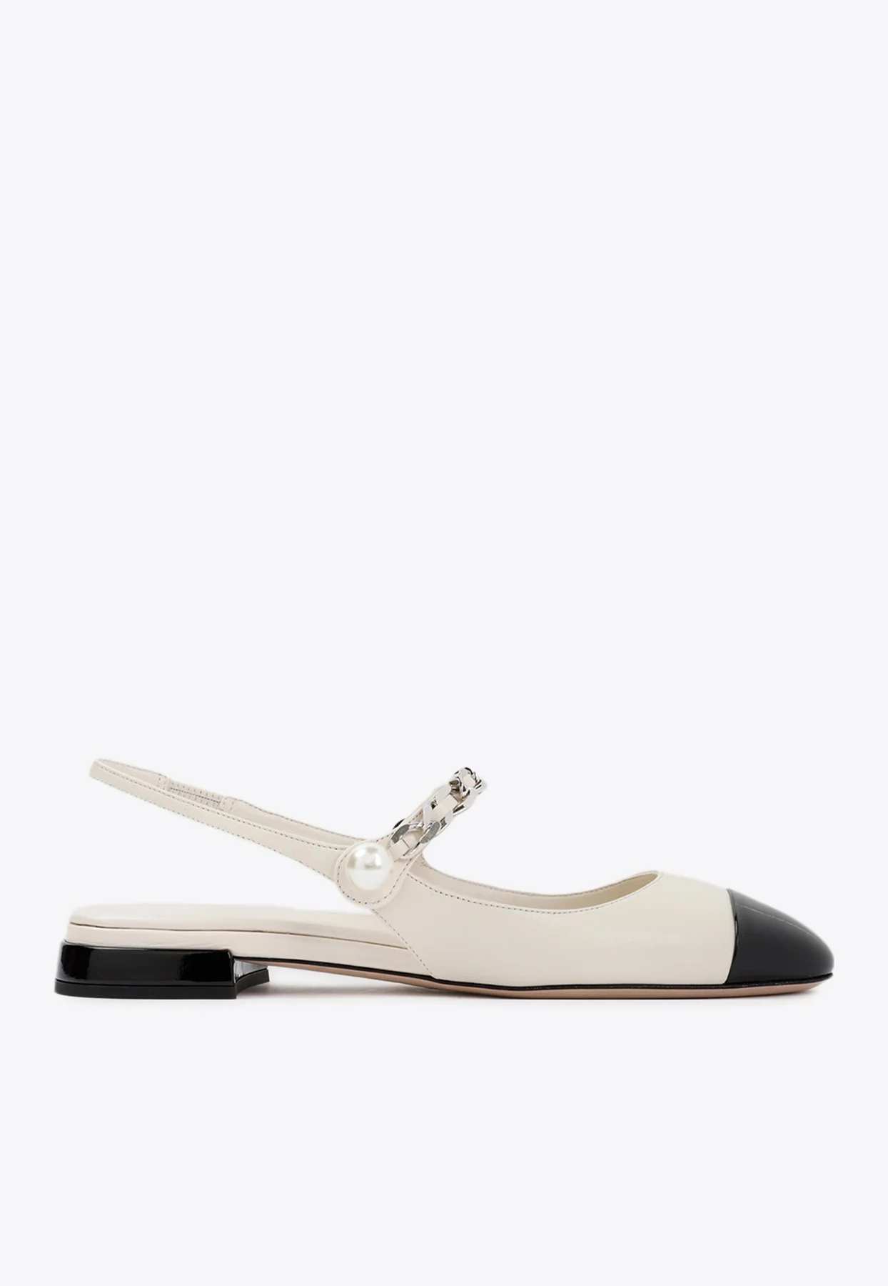 Miu Miu Leather Ballet Flats