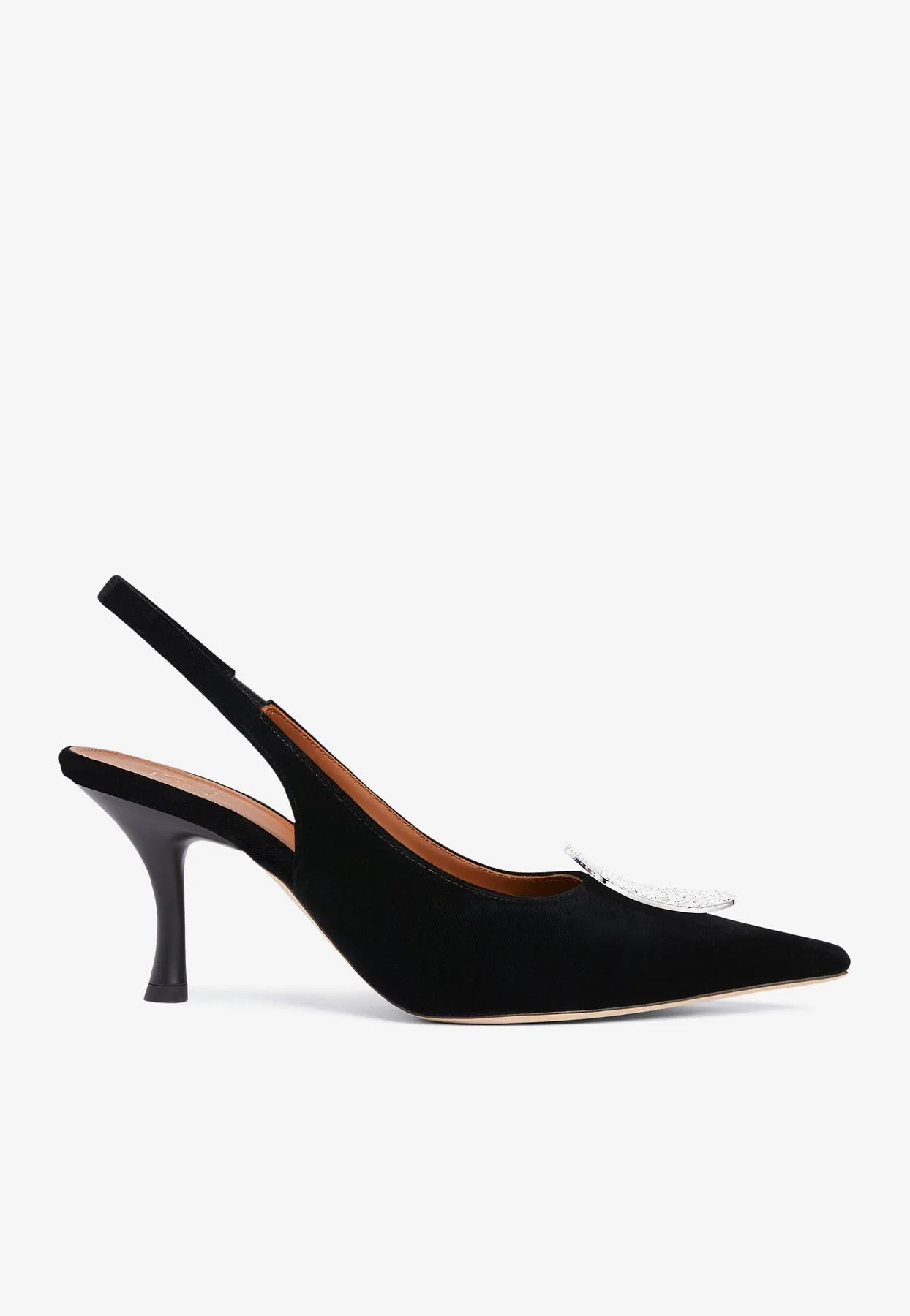 Malone Souliers Vilma 70 Velvet Slingback Pumps