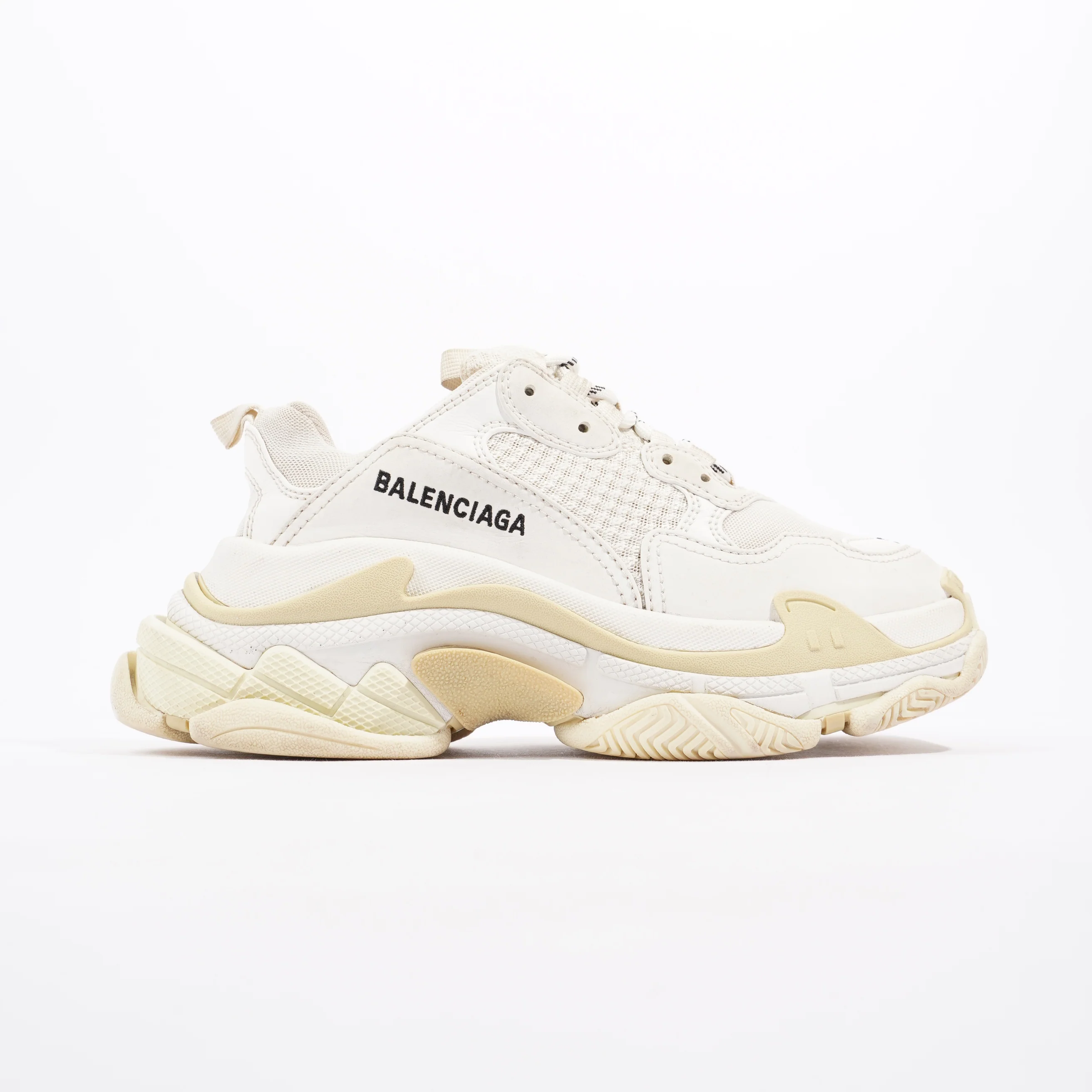Balenciaga Triple S White / Beige Mesh EU 37 UK 4