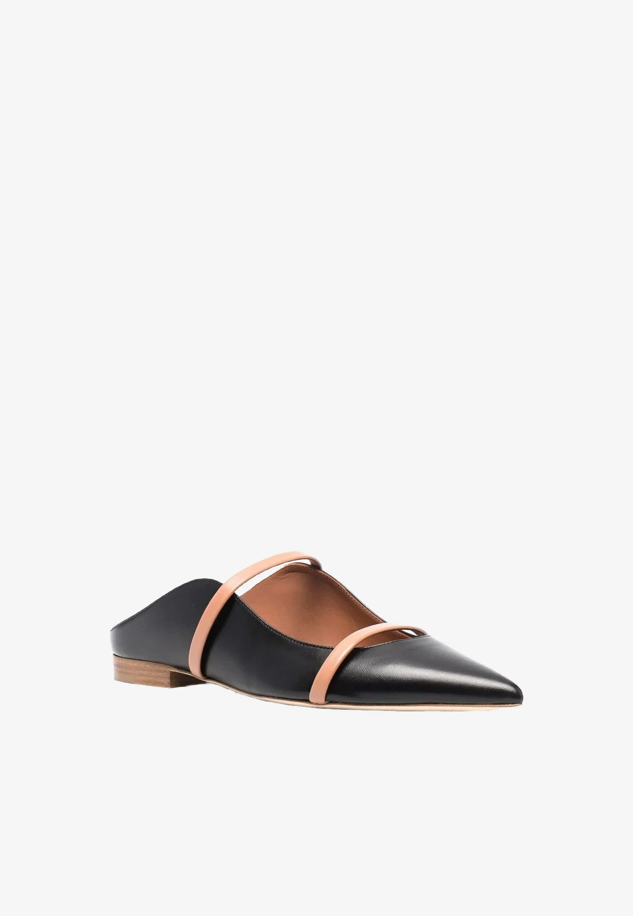 Malone Souliers Maureen Flat Mules in Nappa Leather