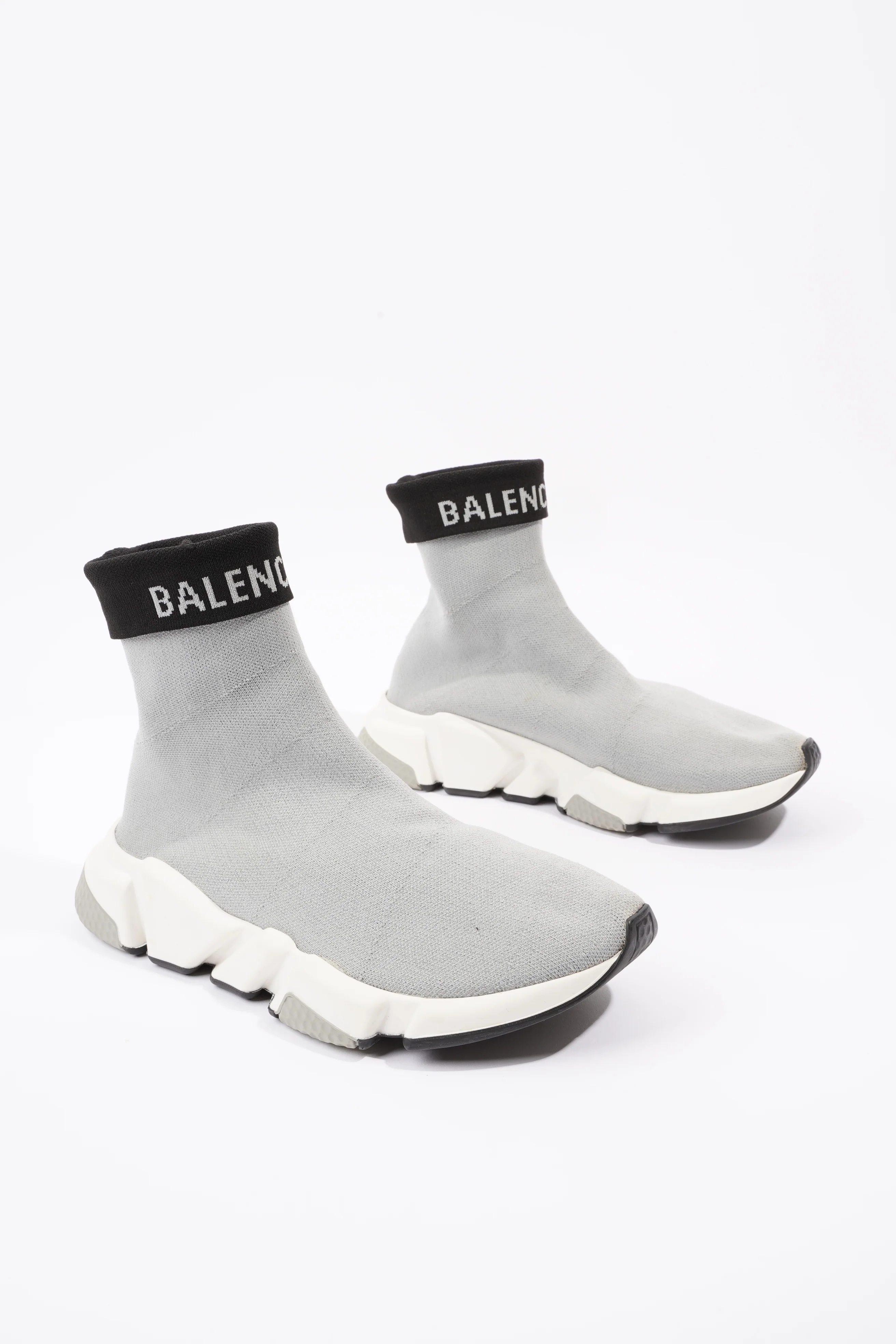 Balenciaga Speed Grey / Black Cotton EU 38 UK 5
