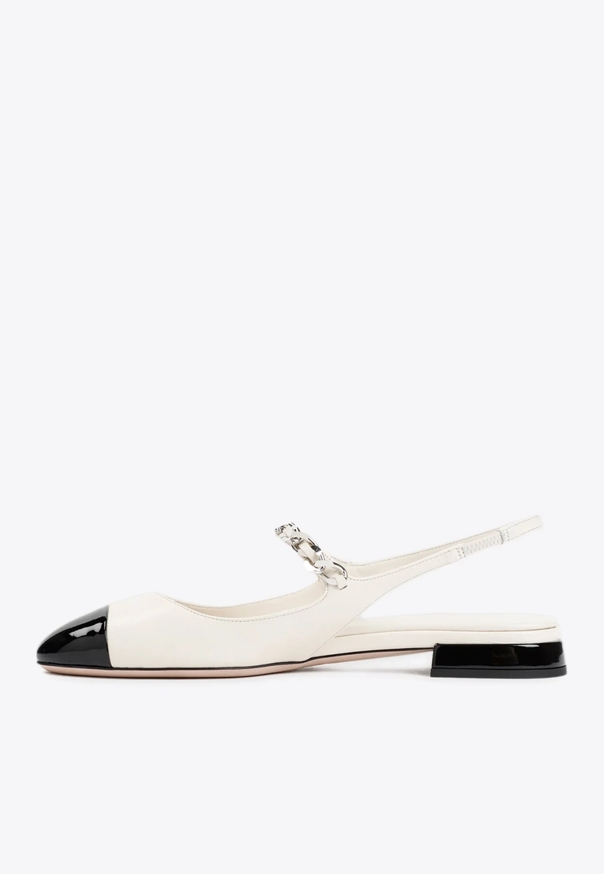 Miu Miu Leather Ballet Flats