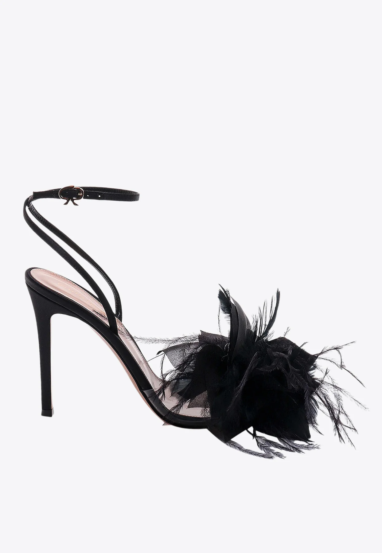 Gianvito Rossi Ynez 105 Floral-Appliqué Sandals