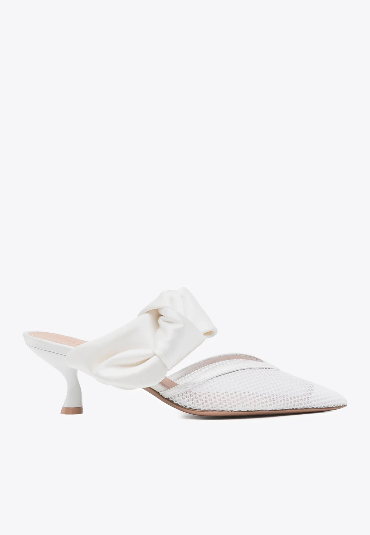 Malone Souliers Marie 45 Satin Bow Mules