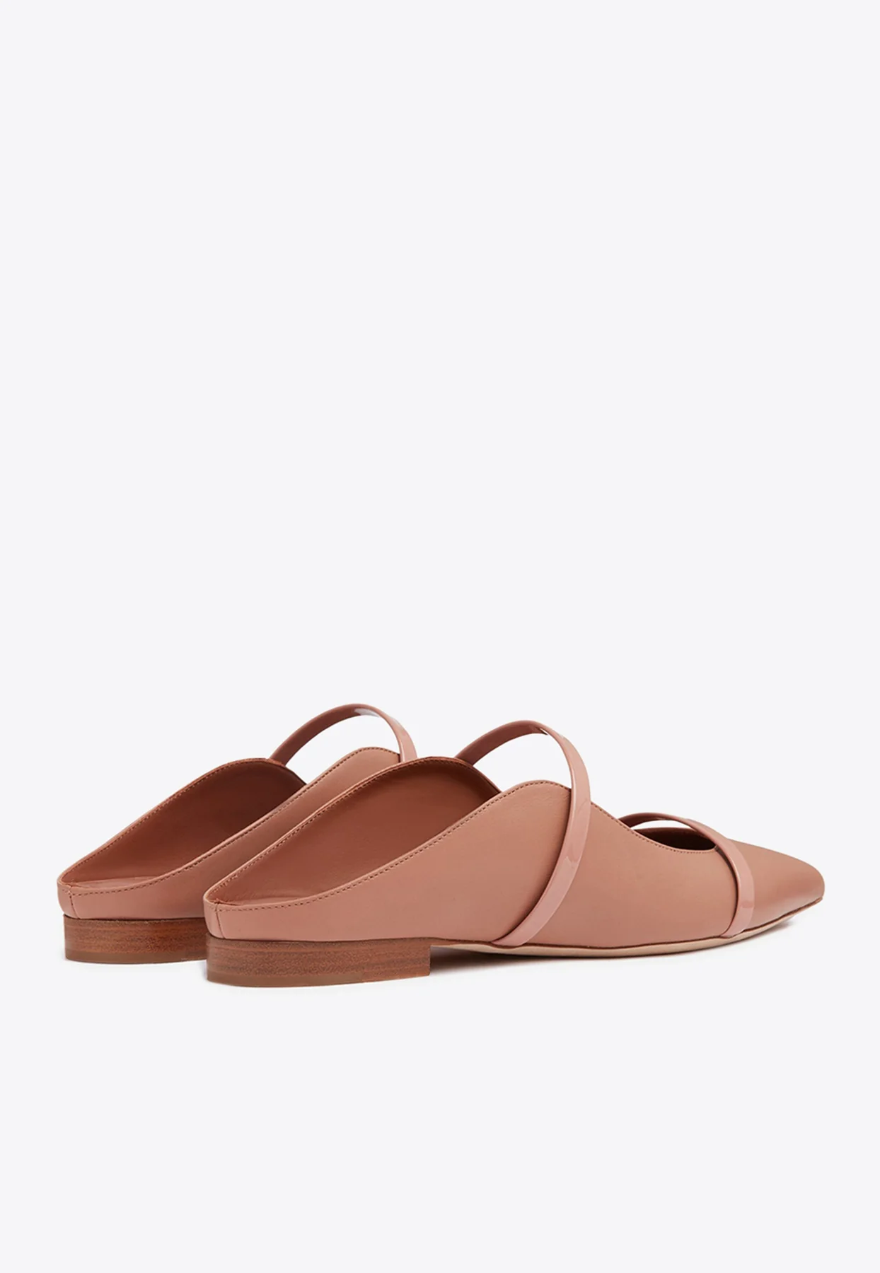 Malone Souliers Maureen Flat Mules in Nappa Leather