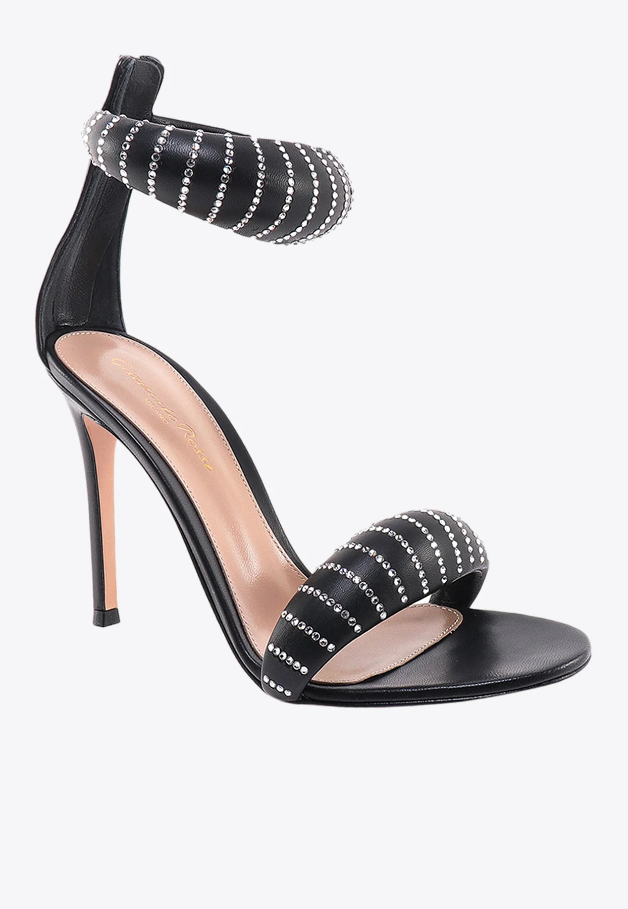 Gianvito Rossi Bijoux 105 Crystal Embellished Sandals
