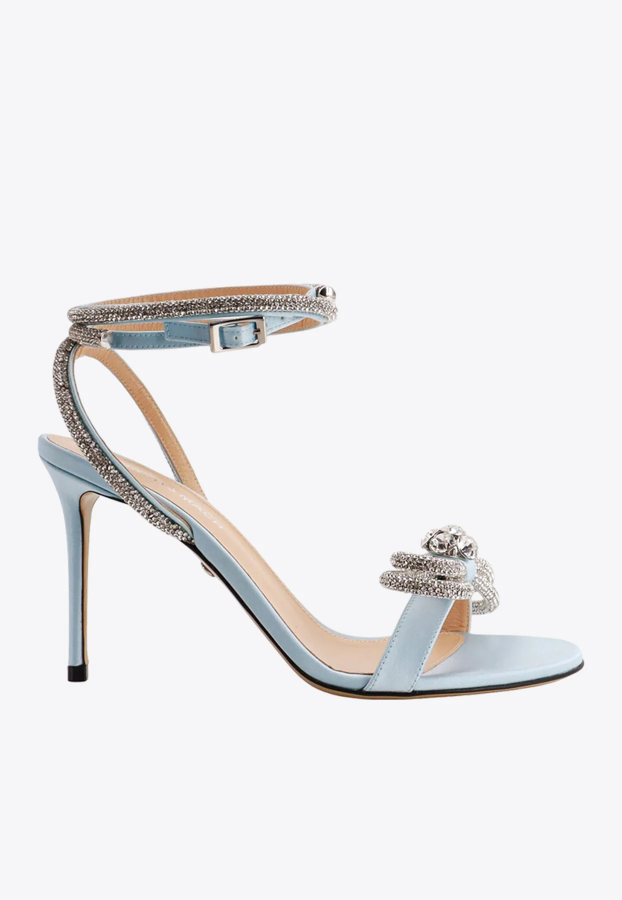 Mach and Mach 100 Crystal-Embellished Double-Bow Sandals