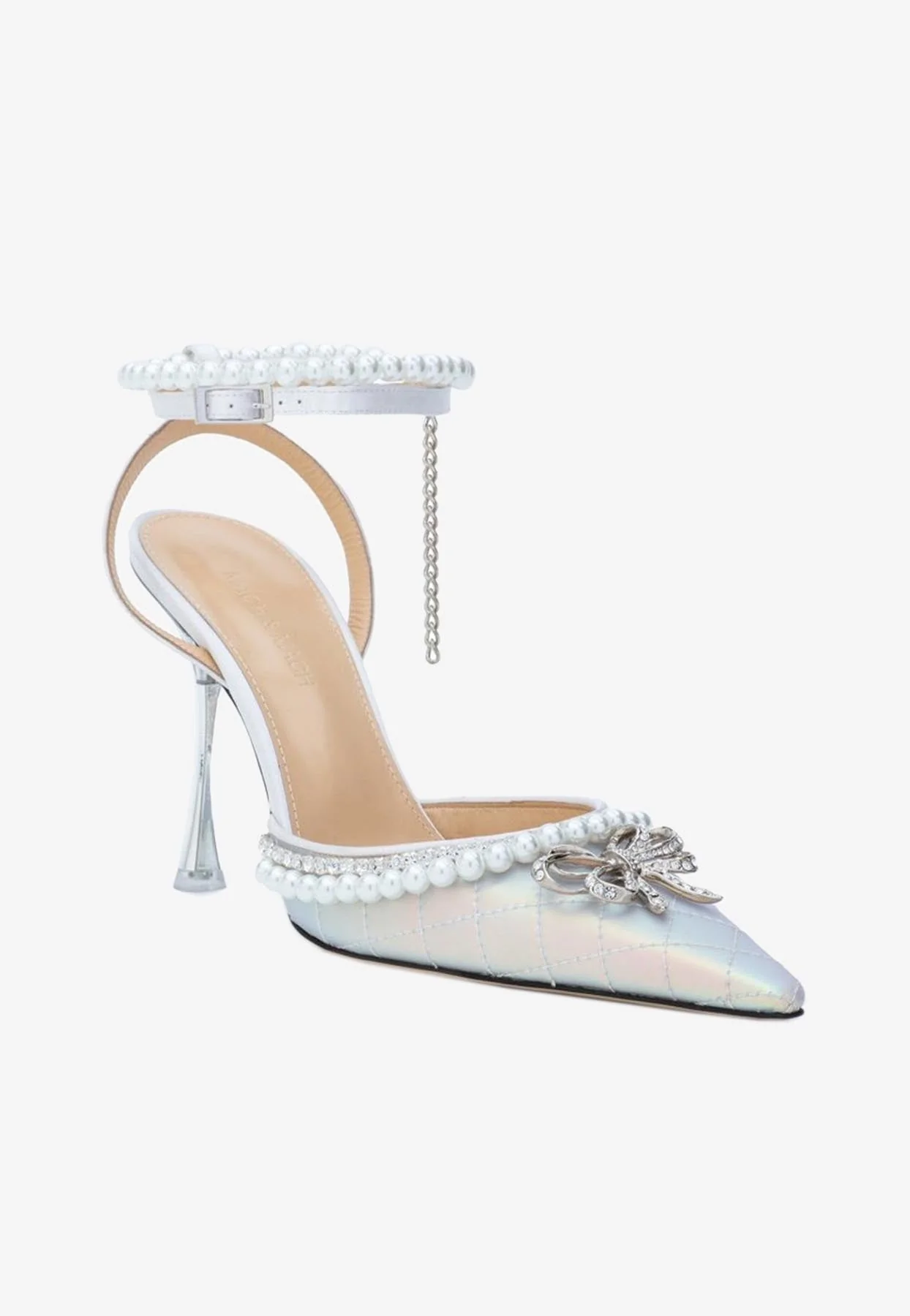 Mach and Mach 100 Iridescent Bow Of Elizabeth Pumps