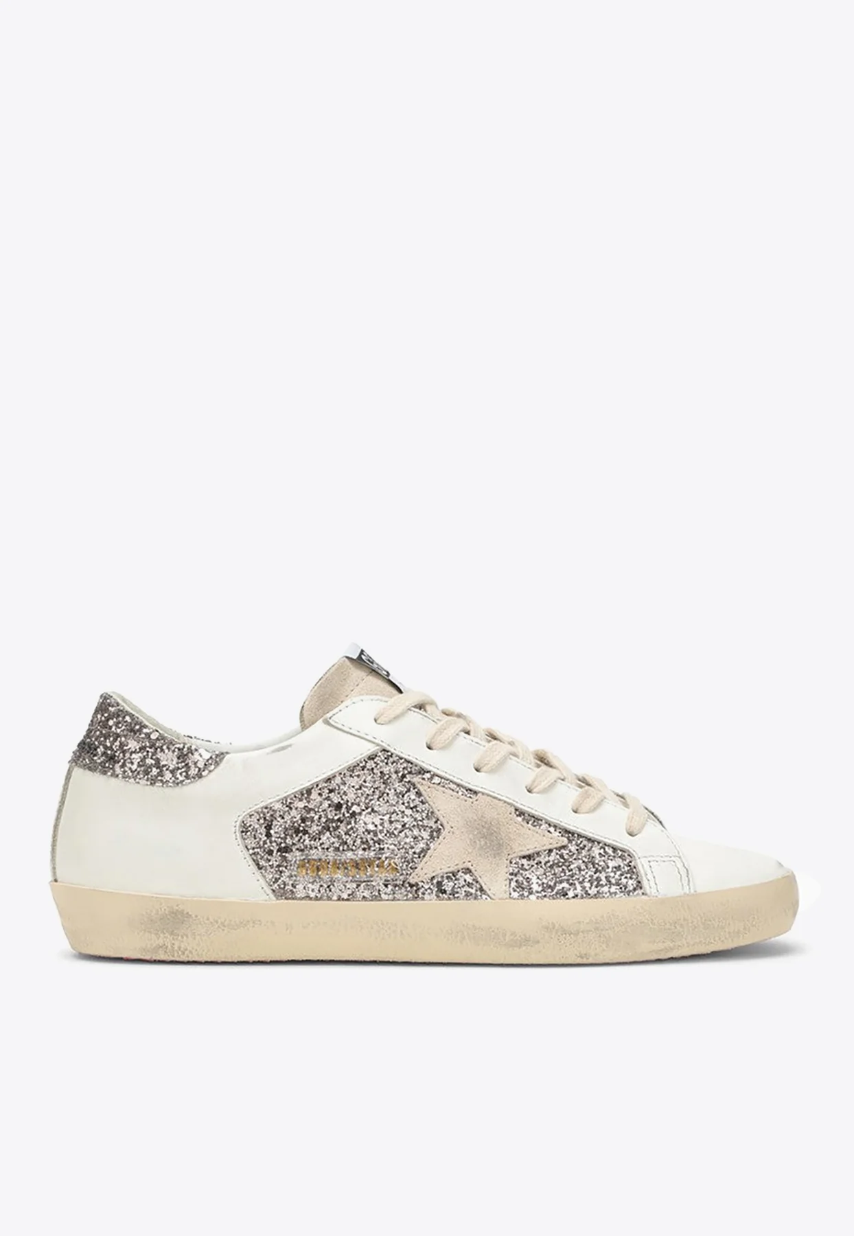 Golden Goose GGDB Super-Star Low-Top Glittered Sneakers Women Men