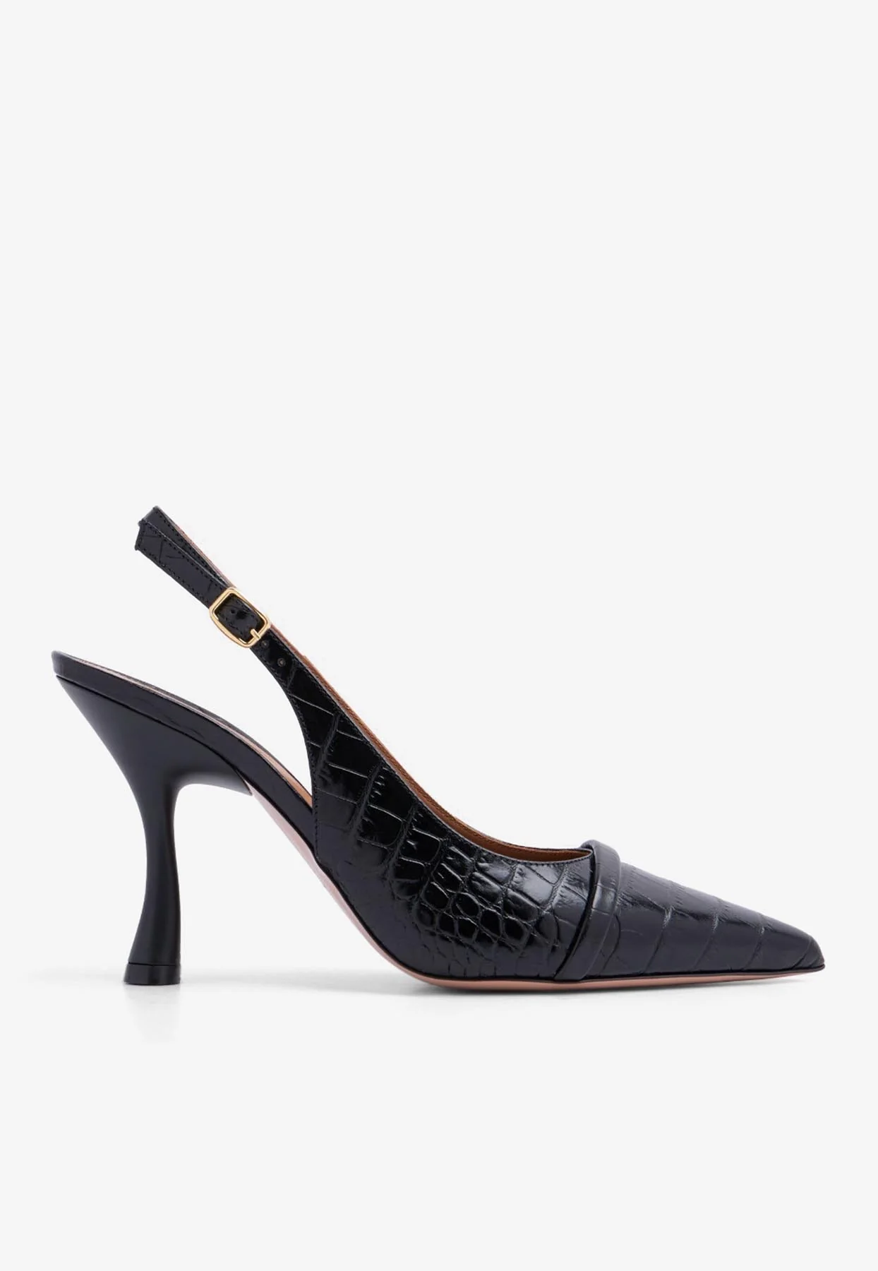 Malone Souliers Jama 90 Slingback Leather Pumps