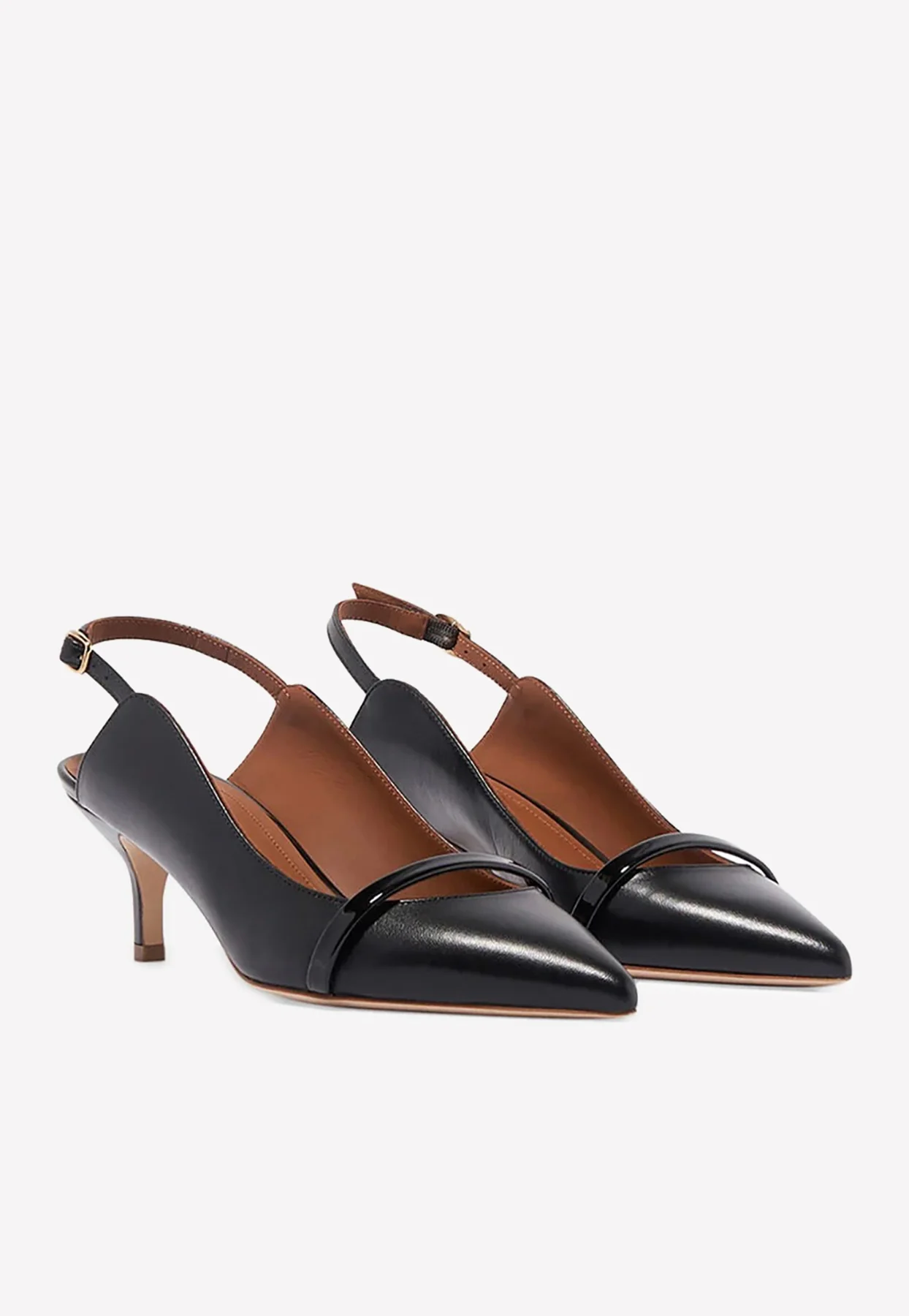 Malone Souliers Marion 45 Slingback Leather Pumps