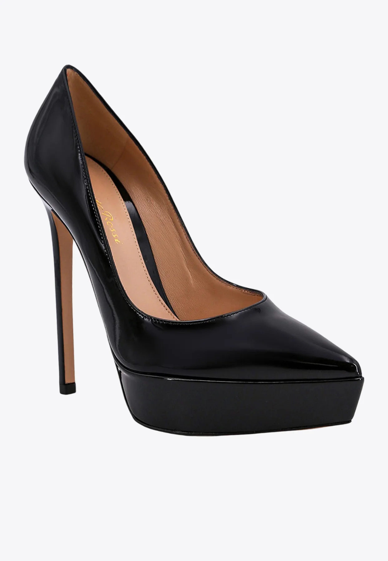 Gianvito Rossi Décolleté 135 Patent Leather Platform Pumps