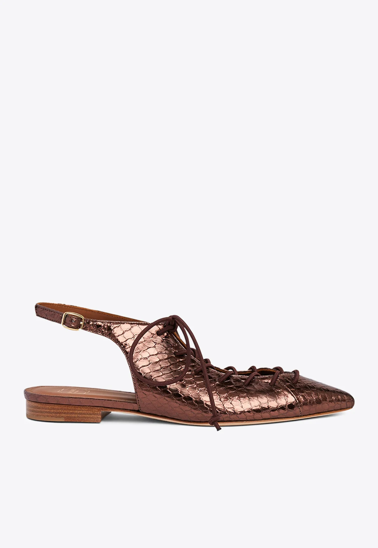 Malone Souliers Alessandra Lace-Up Flats