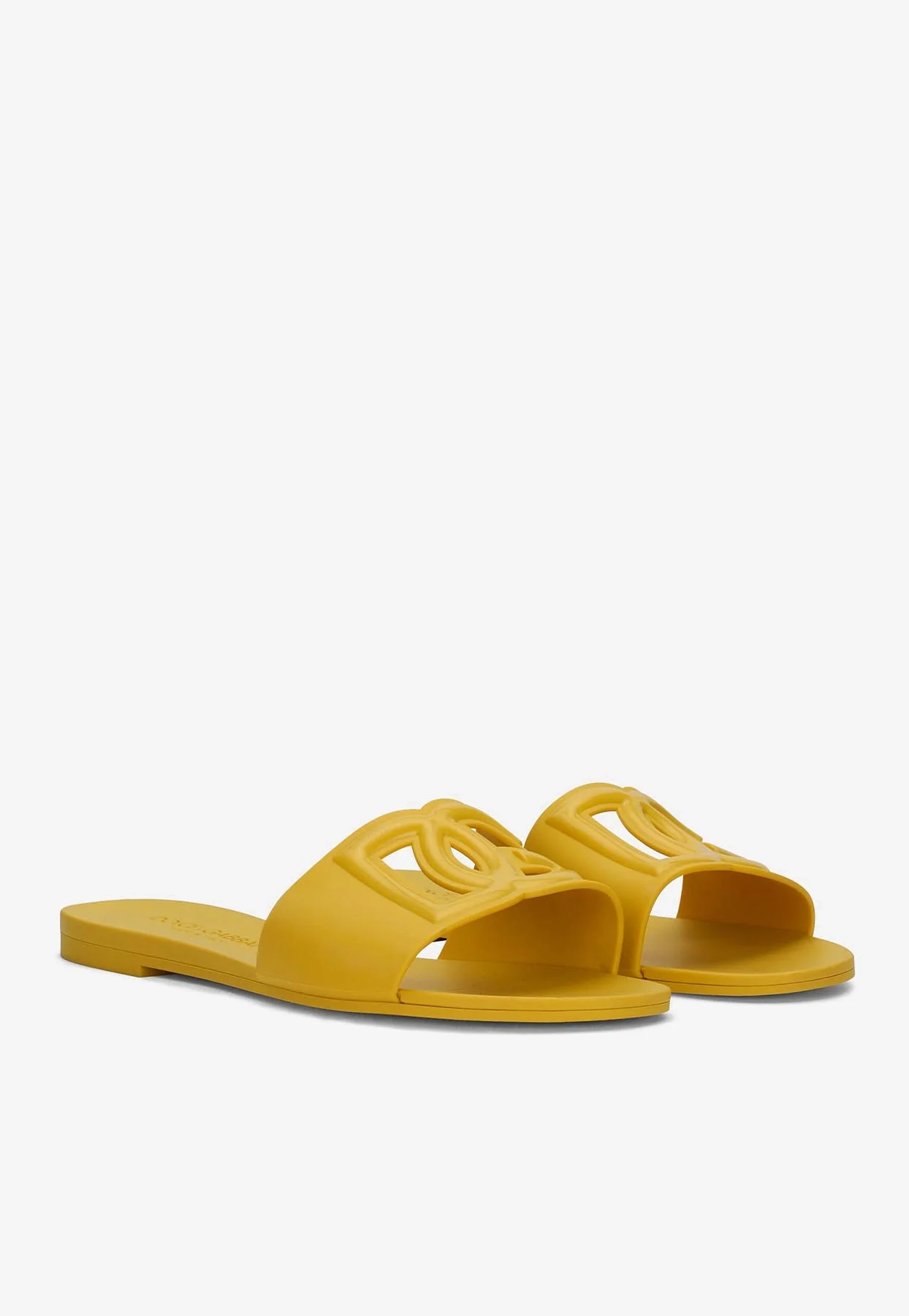 Dolce Gabbana DG Logo Rubber Slides