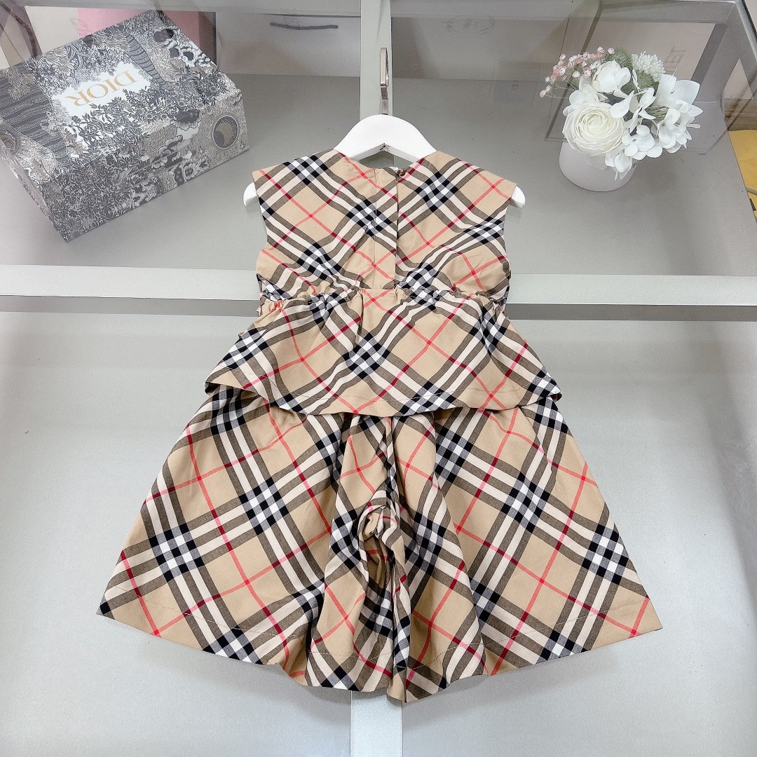 Burberry new girls culottes suit Kids Children Clothing