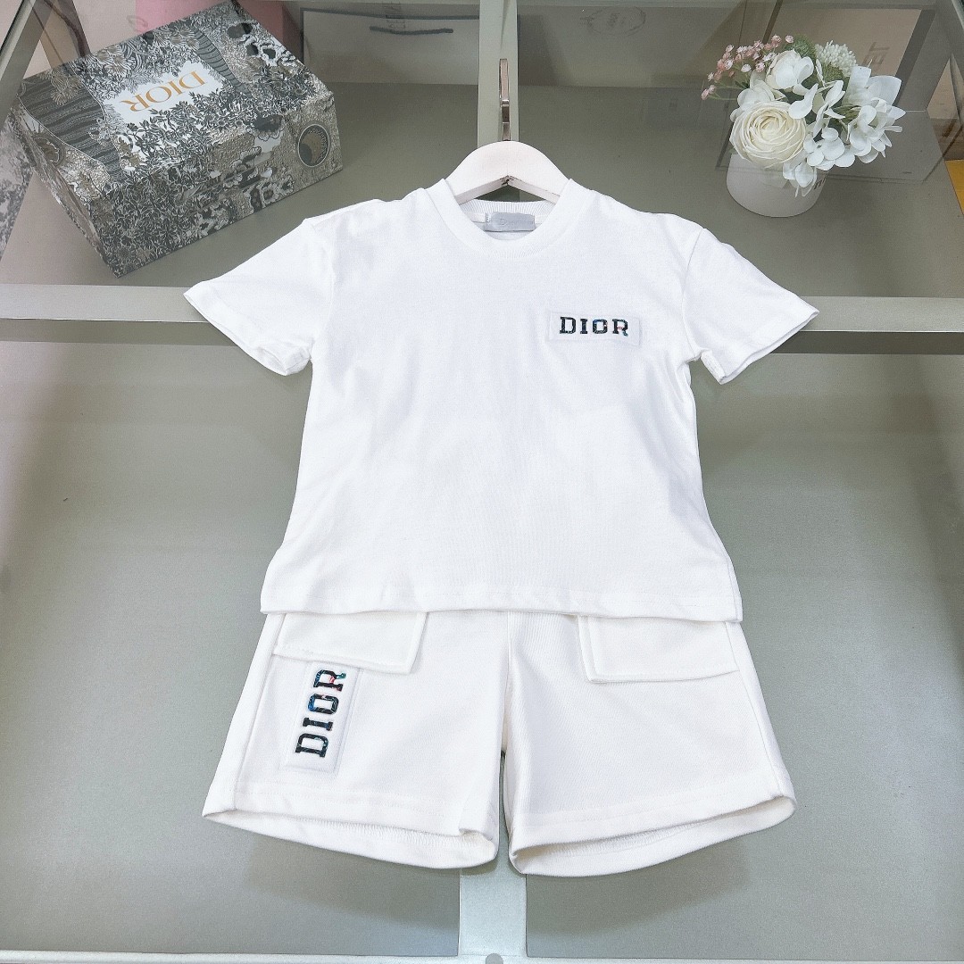 2024 Dior children's cotton suit Kids Children Clothing