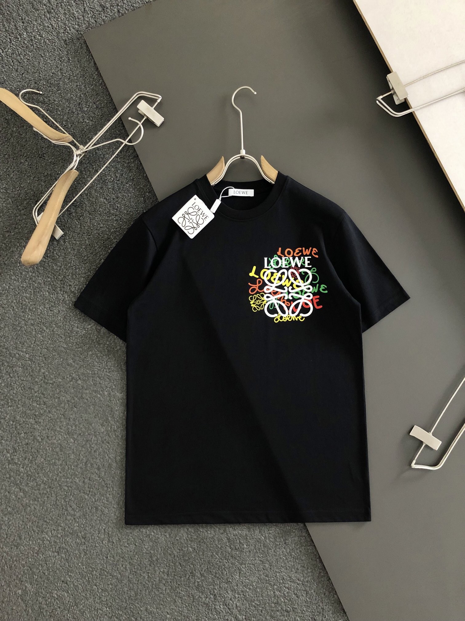 LOEWE Multi-logo color fusion T-shirt series