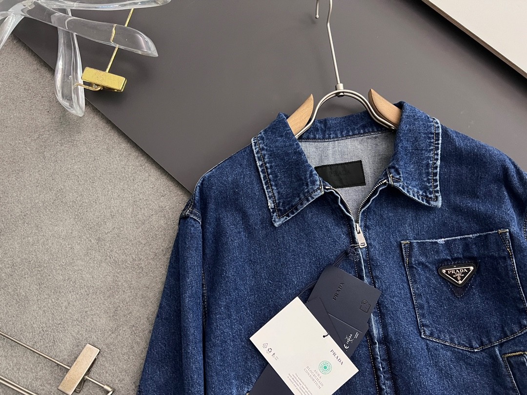 Prada 24ss early spring Jean Jacket