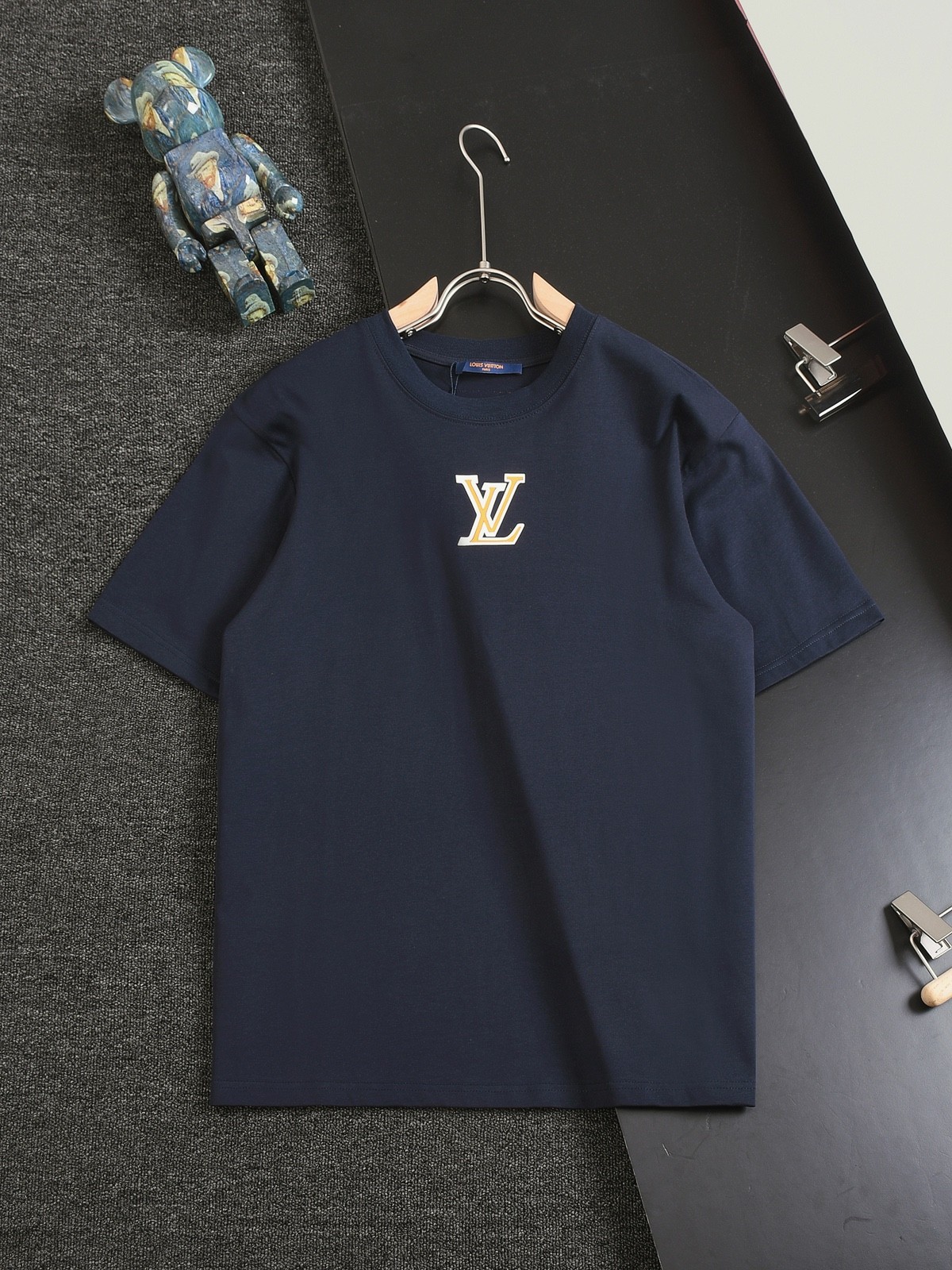 Louis Vuitton T-shirt with yellow and white logo