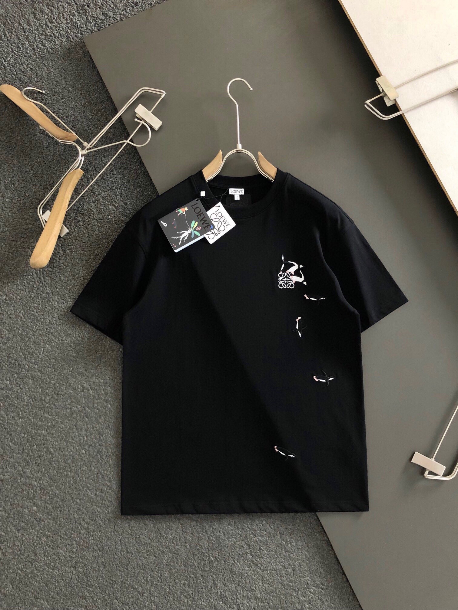 LOEWE Embroidered animal t-shirt