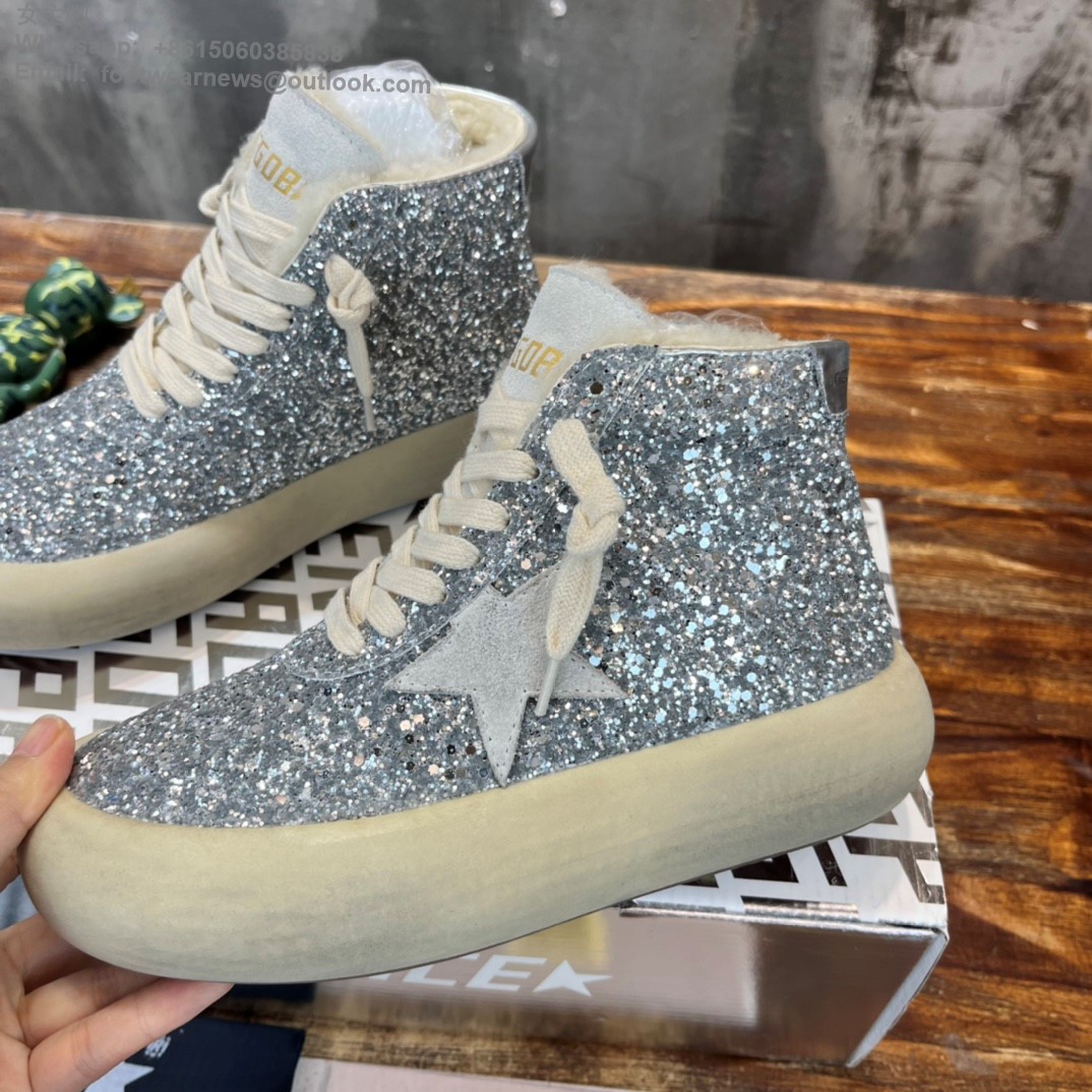 Golden Goose GGDB High Tops Sneakers leopard Women Men 895