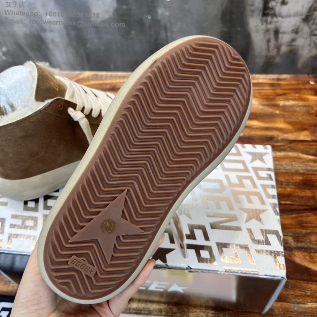 Golden Goose GGDB High Tops Sneakers leopard Women Men 895