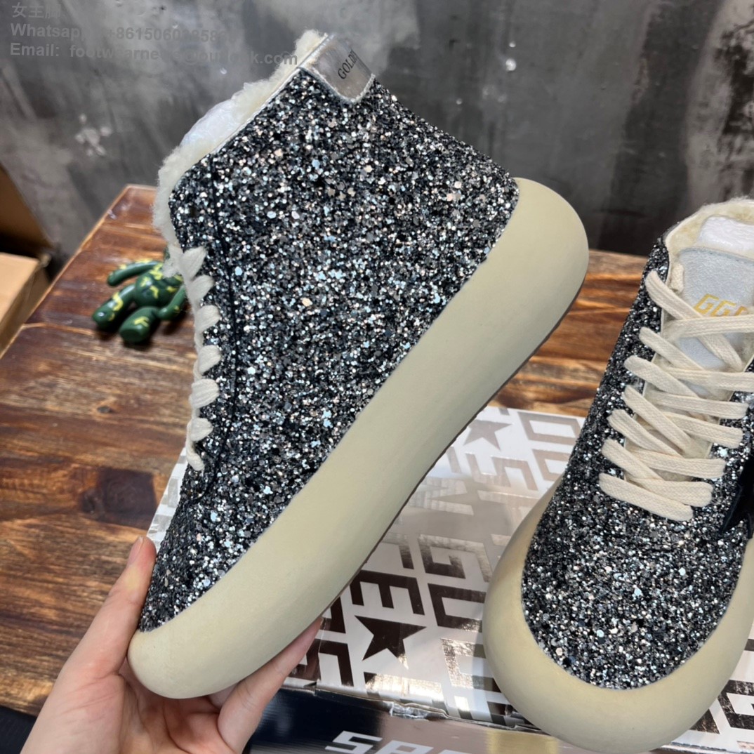 Golden Goose GGDB High Tops Sneakers leopard Women Men 895