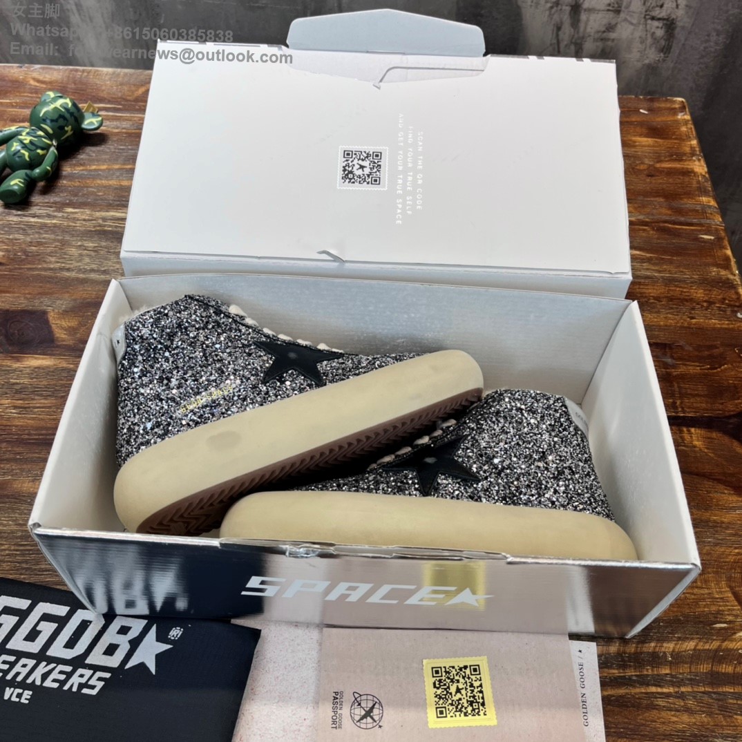 Golden Goose GGDB High Tops Sneakers leopard Women Men 895