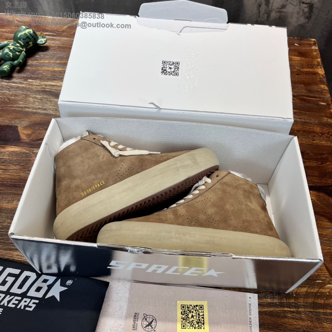 Golden Goose GGDB High Tops Sneakers leopard Women Men 895