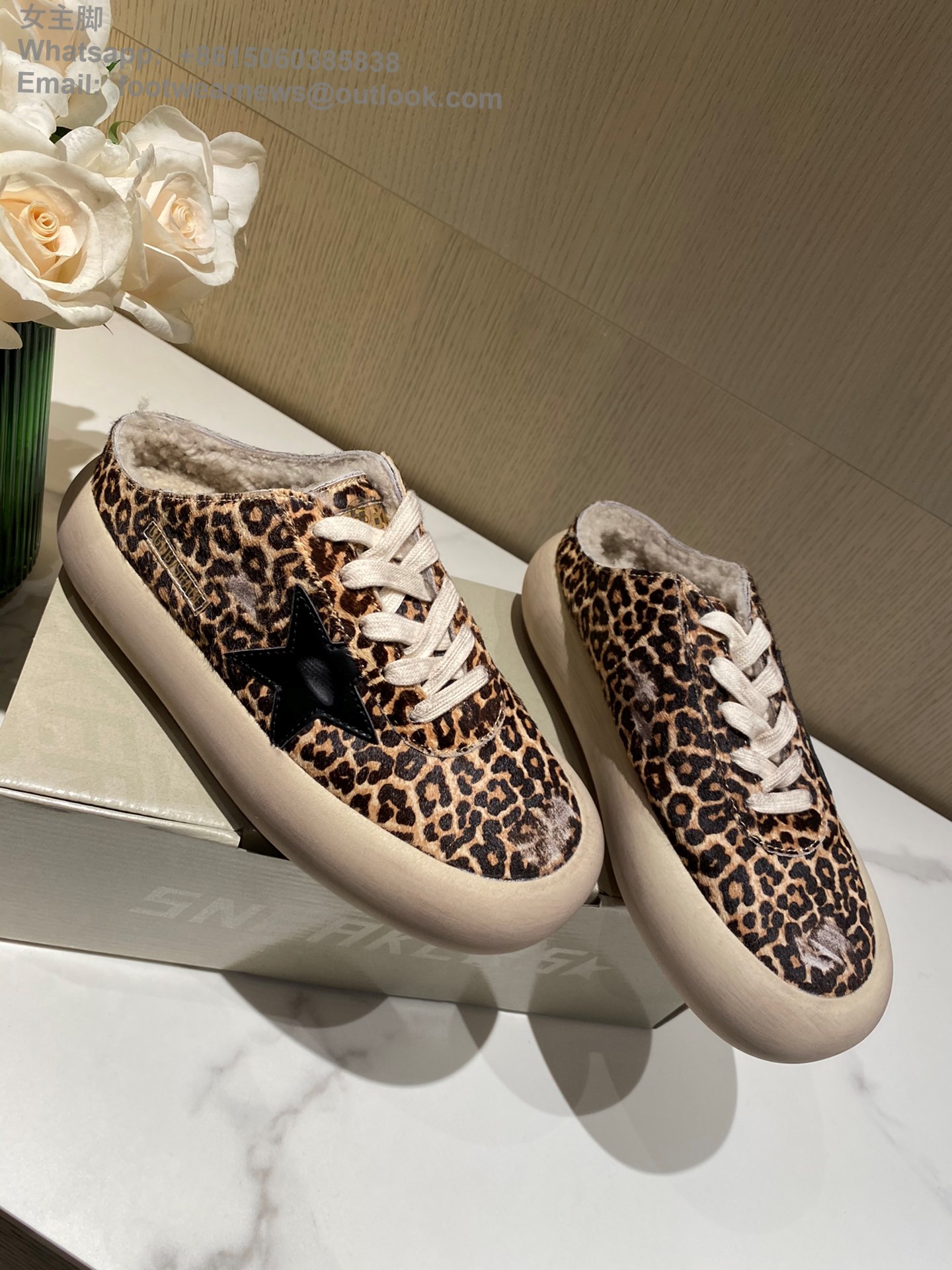 Golden Goose GGDB leopard Sneakers Women Men 907