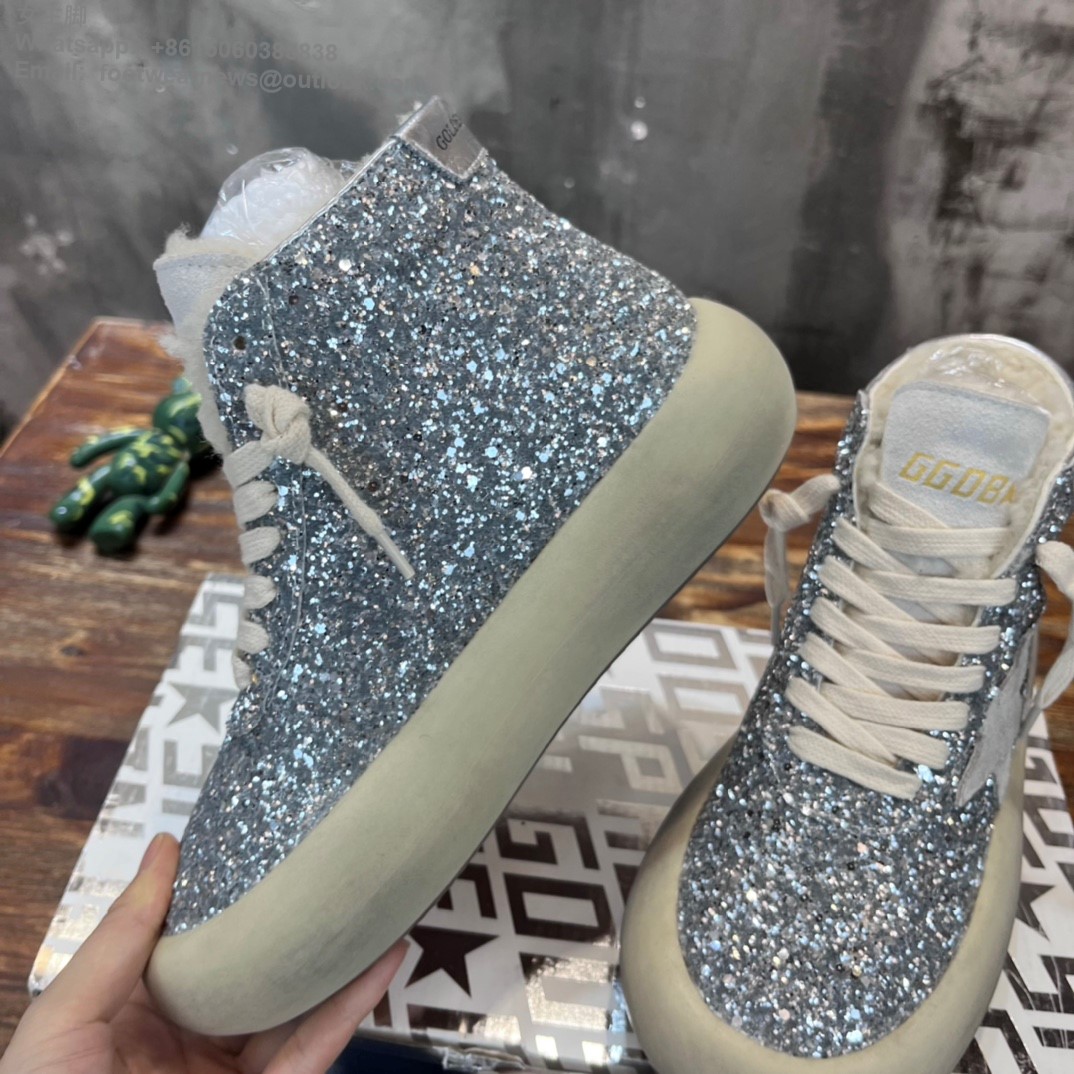 Golden Goose GGDB High Tops Sneakers leopard Women Men 895