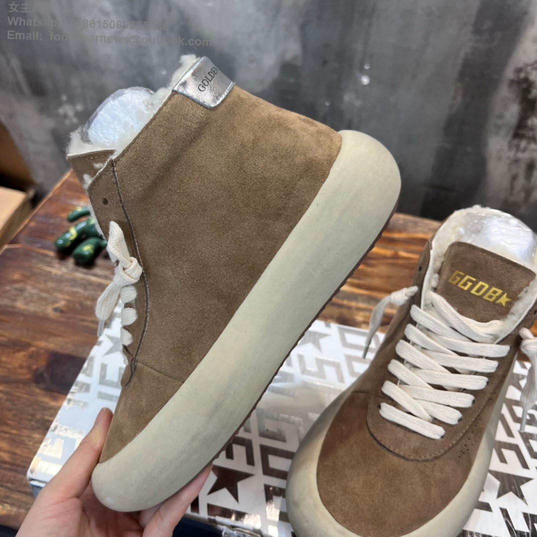 Golden Goose GGDB High Tops Sneakers leopard Women Men 895