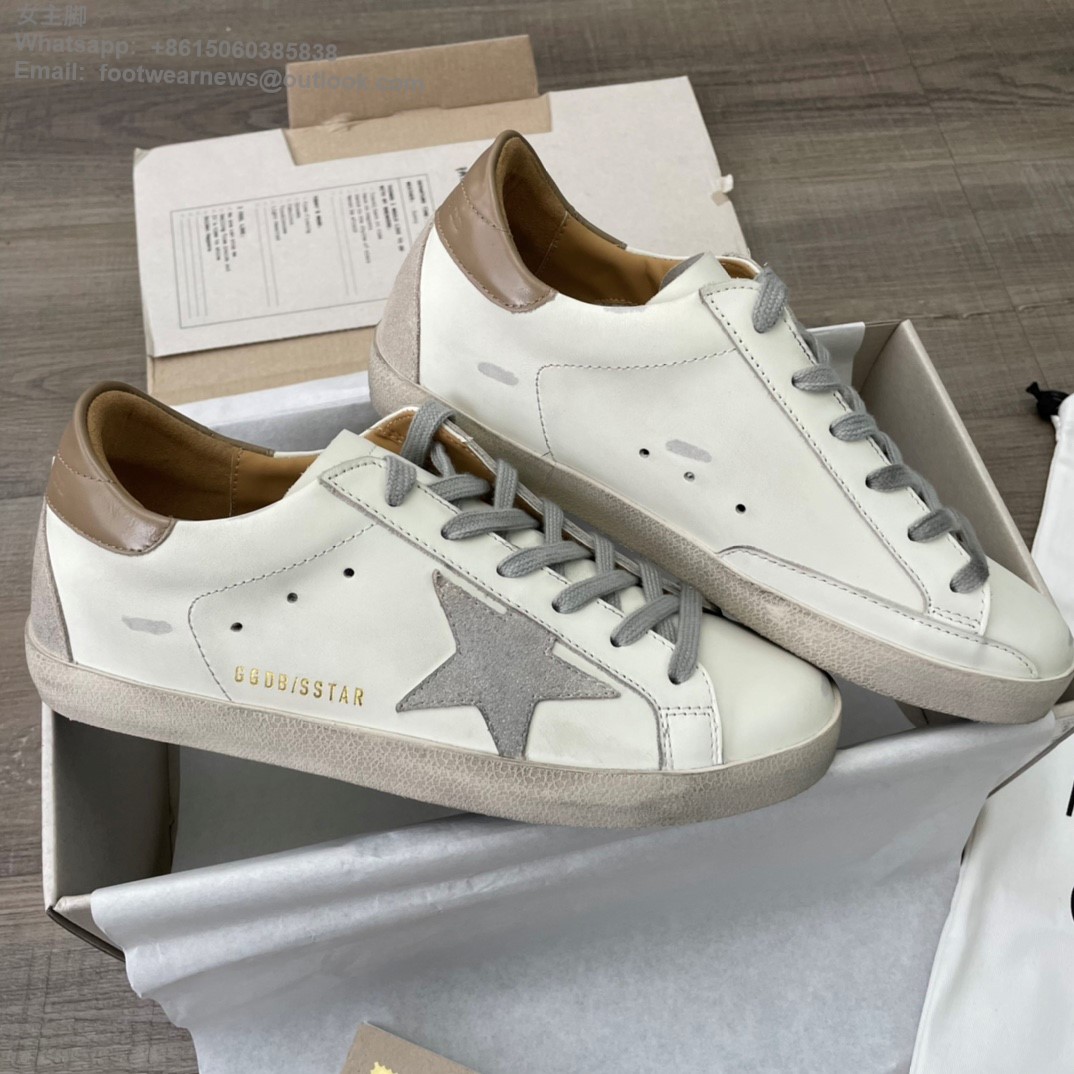 Golden Goose GGDB Superstar Low top Sneakers silver star Women Men Shoes