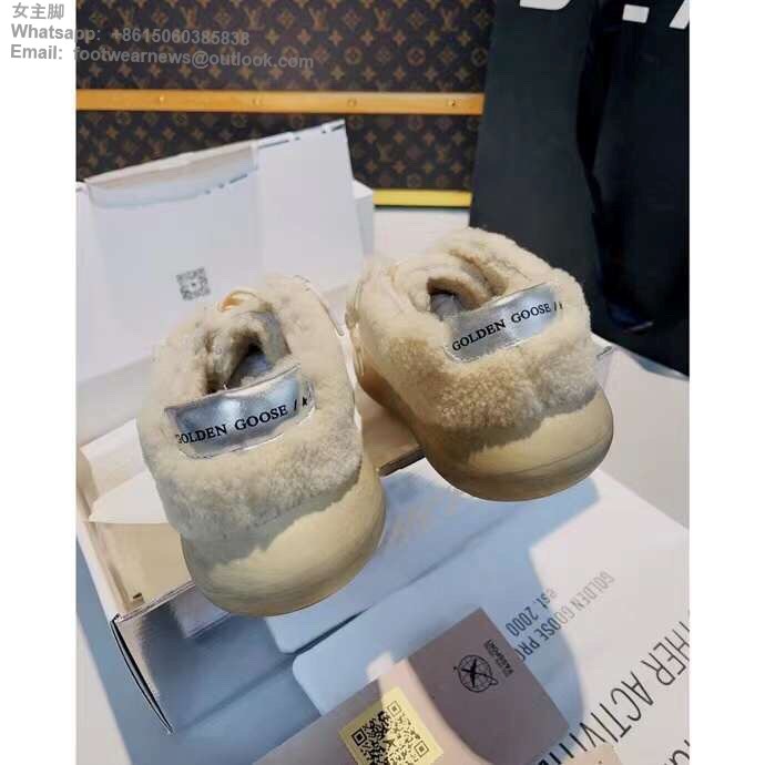 Golden Goose GGDB Fur Sneakers Women Men Shoes