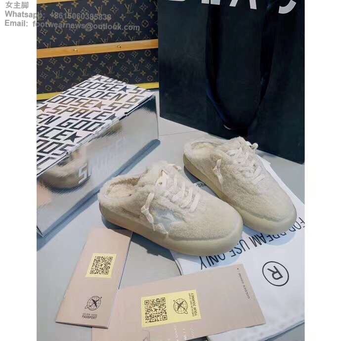 Golden Goose GGDB Fur Sneakers Women Men Shoes