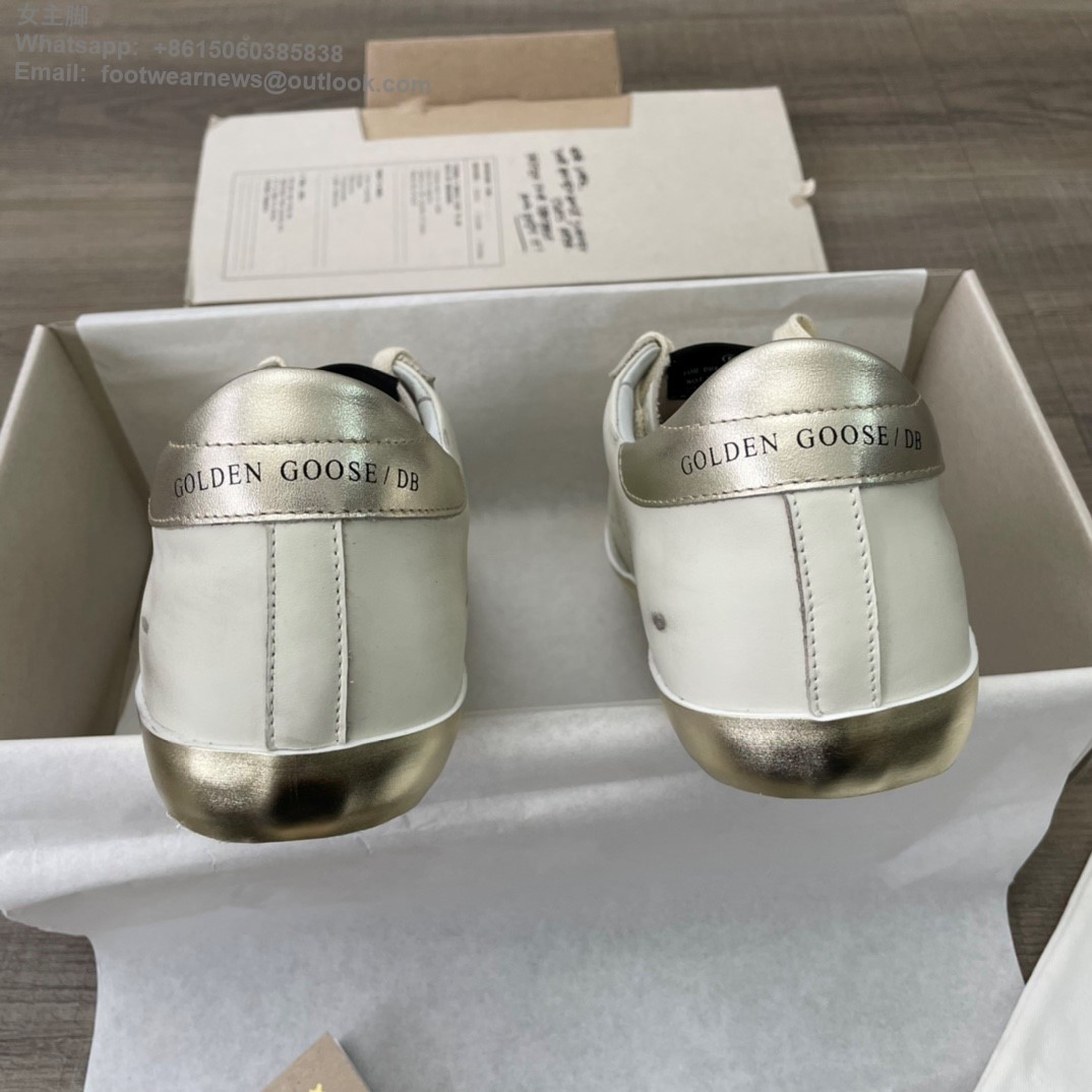 Golden Goose GGDB Superstar Low top Sneakers silver star Women Men Shoes