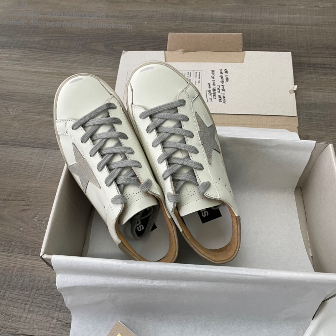 Golden Goose GGDB Superstar Low top Sneakers silver star Women Men Shoes