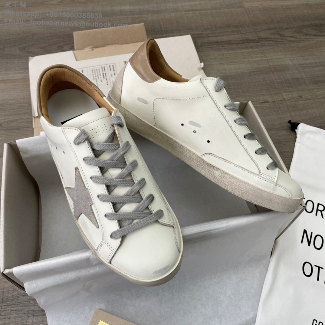 Golden Goose GGDB Superstar Low top Sneakers silver star Women Men Shoes