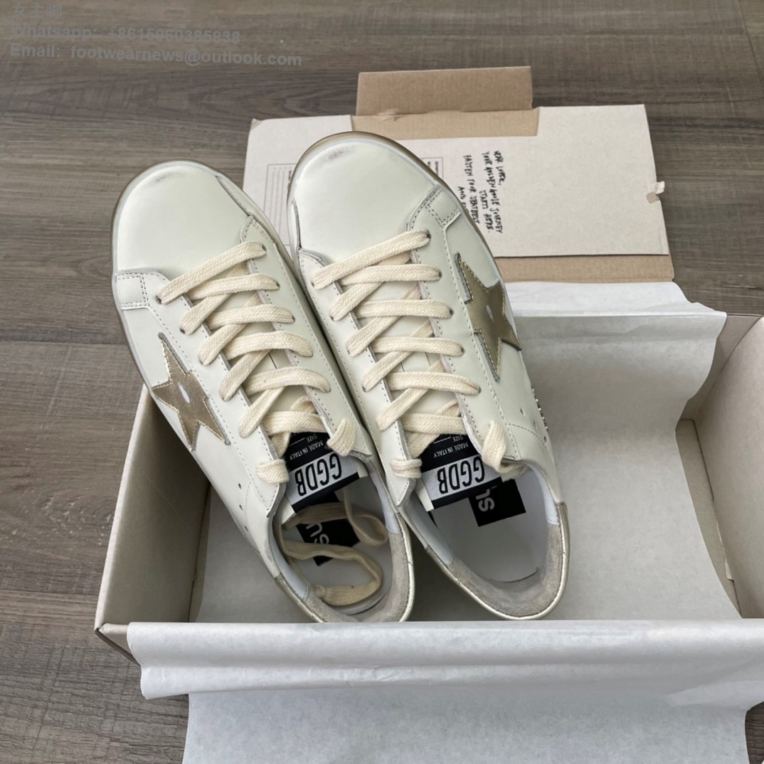 Golden Goose GGDB Superstar Low top Sneakers silver star Women Men Shoes