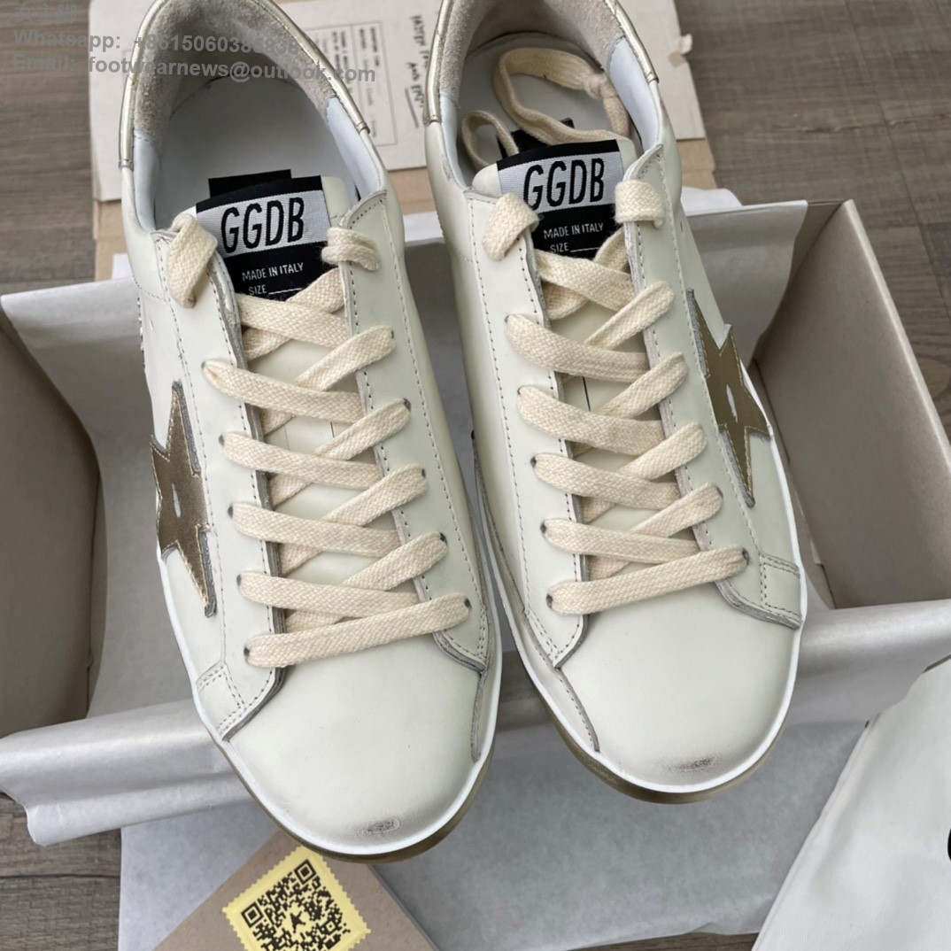 Golden Goose GGDB Superstar Low top Sneakers silver star Women Men Shoes