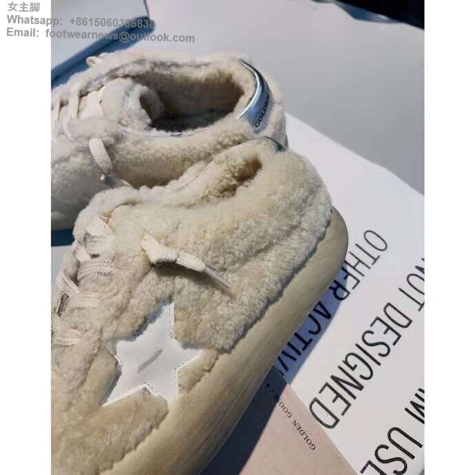 Golden Goose GGDB Fur Sneakers Women Men Shoes