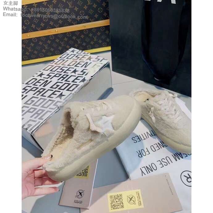 Golden Goose GGDB Fur pink star Sneakers Women Men Shoes