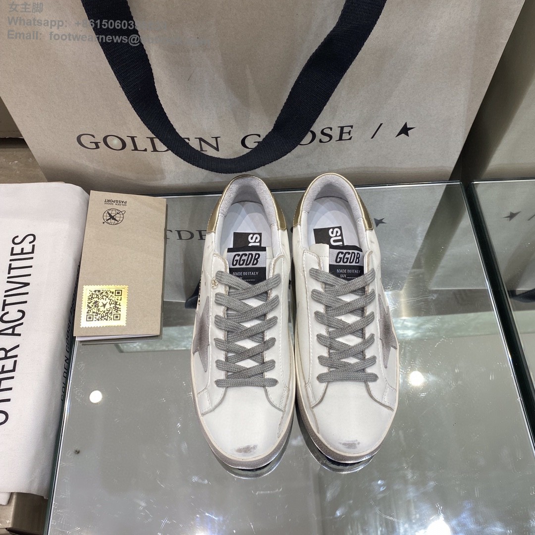 GOLDEN GOOSE Super-Star low-top Sneakers Lace-up GGDB Women Men Shoes