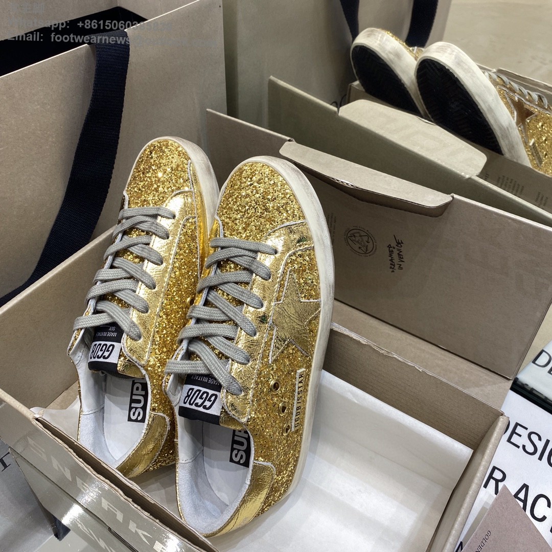 Golden Goose GGDB sstar gold glitter Sneakers Women Men Shoes